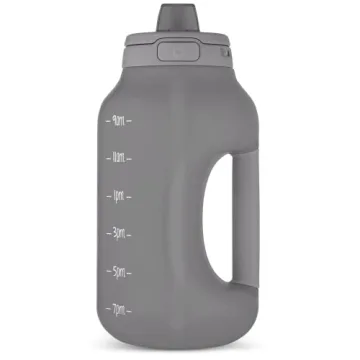 Ello Hydra 64oz Half Gallon Water Jug with Handle and Motivational Time Markers for All Day Hydratio...