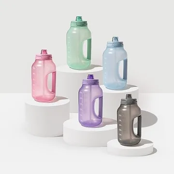 Ello Hydra 64oz Leakproof Water Bottle with Straw