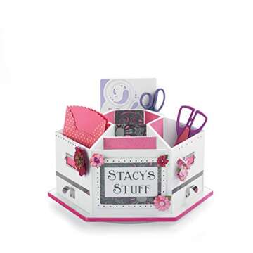 Rotating Desktop Storage Carousel by Ashland