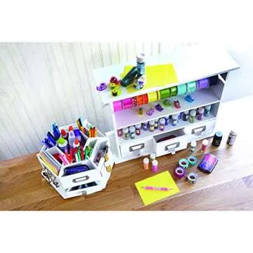 Rotating Desktop Storage Carousel by Ashland