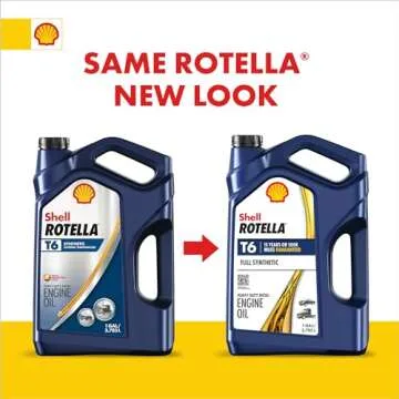 Shell Rotella T6 Full Synthetic 10W-30 Motor Oil, 1 Gallon (3 Pack)