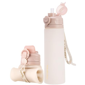 TakeToday 20oz Collapsible Silicone Water Bottle - Your Ultimate Hydration Companion