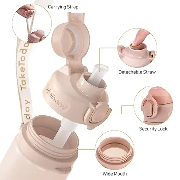 Lightweight Collapsible Water Bottle - TakeToday 20oz