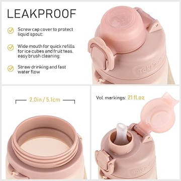 Lightweight Collapsible Water Bottle - TakeToday 20oz