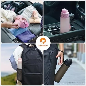 Lightweight Collapsible Water Bottle - TakeToday 20oz
