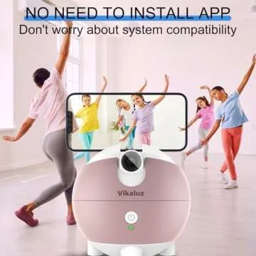 Auto Tracking Phone Holder for Hands-Free Video Creation