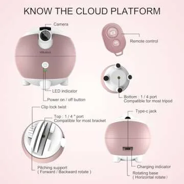 Auto Tracking Phone Holder for Hands-Free Video Creation