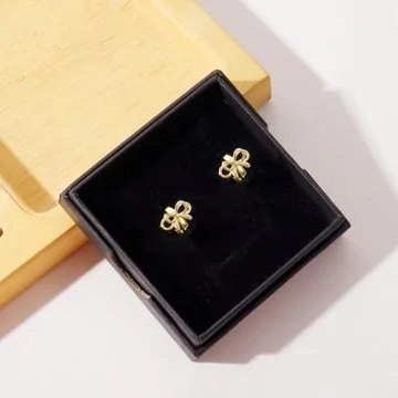 Trendy Bow Earrings for Women Elegant Statement Jewelry
