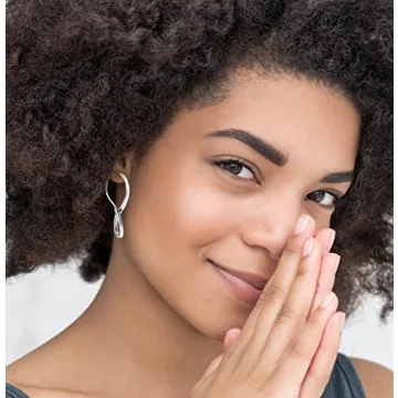 Hoops & Loops Sterling Silver Infinity Earrings for All Day Wear