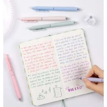 Pastel Colored Gel Pens for Smooth Writing and Creativity