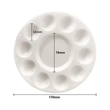 15 Pack Paint Tray Palettes for Kids and Artists