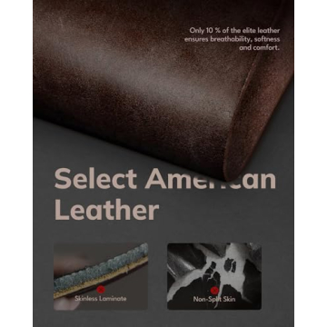 Durable FAIRWIN Leather Dog Leash for All Breeds 6ft