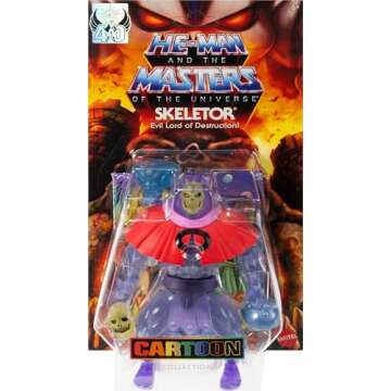 Masters of Universe Origins Action Figure Invisible Skeletor Cartoon Collection, 5.5-inch 1980s TV V...