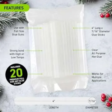 Surebonder Hot Glue Gun Kit with 20 Sticks