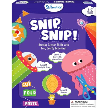 Skillmatics Art & Craft Activity Kit - Snip, Snip! Fun Scissor Skills Development