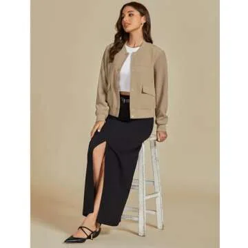 Luvamia Bomber Jacket - Stylish and Versatile Women's Wear