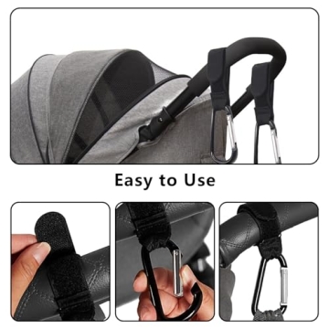 Durable Stroller Hook for Hands-Free Convenience