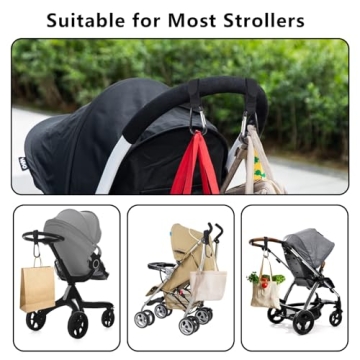 Durable Stroller Hook for Hands-Free Convenience