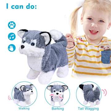 WorWoder Plush Interactive Puppy Toy for Kids