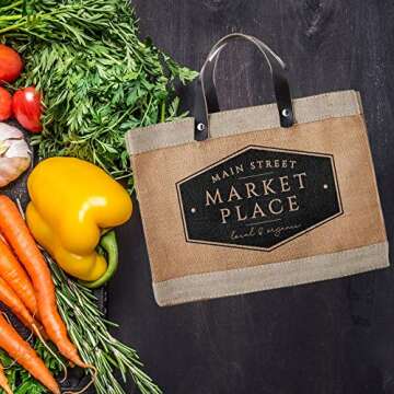 Santa Barbara Jute Tote - Eco-Friendly Stylish Bag