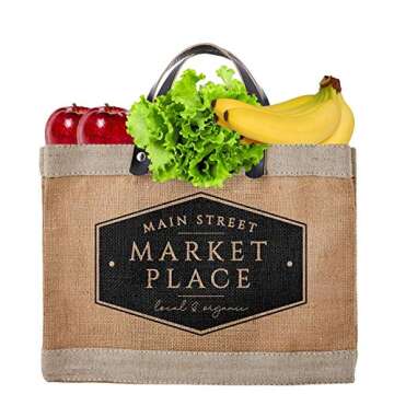 Santa Barbara Jute Tote - Eco-Friendly Stylish Bag