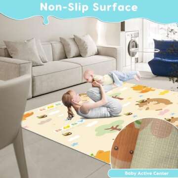 Fshibila Baby Playpen with Soft Mat – Safe Play Yard