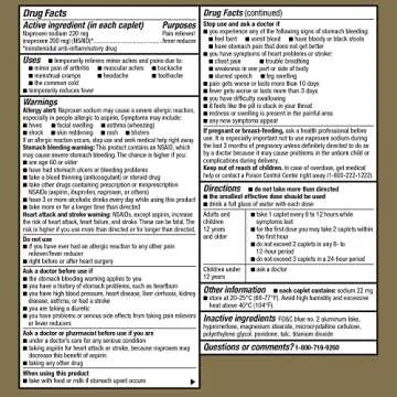 GoodSense Naproxen Sodium Tablets, 220 mg, 400 Count