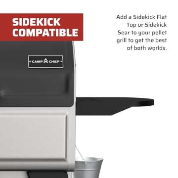 Camp Chef Woodwind Pro 36 Grill - Pellet Grill & Smoker for Outdoor Cooking - Comes with WIFI Connectivity - Sidekick Compatible - 1236 Sq In Total Rack Surface Area