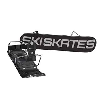 Skiskates - Short Mini Ski Skates for Snow | Skating Skis Snowblades Skiboards | Ice Skates for Snow...