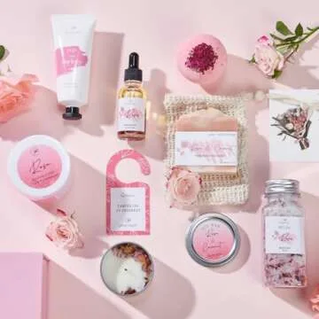 Peacoeye Spa Gifts for Mom - Luxury Self Care Kit