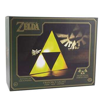 Paladone Legend of Zelda Triforce Hero Night Light for Fans and Collectors