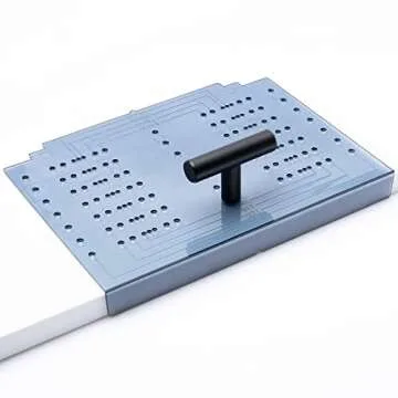 Ravinte Cabinet Handle Template Tool Drawer Knob Pull Drill Mounting for Hardware Guide 1 Pack