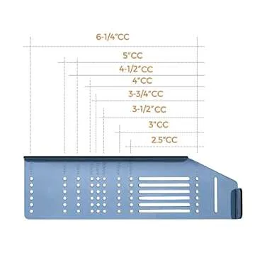 Ravinte Cabinet Handle Template Tool Drawer Knob Pull Drill Mounting for Hardware Guide 1 Pack