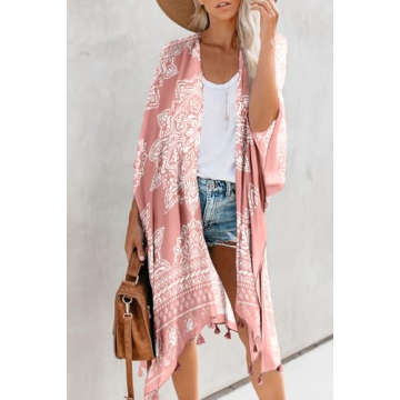 Dokotoo Women’s Summer Beach Kimono Cover Up - Stylish & Comfortable