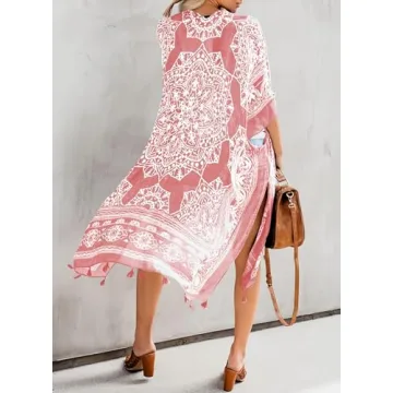 Dokotoo Women’s Summer Beach Kimono Cover Up - Stylish & Comfortable