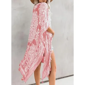 Dokotoo Women’s Summer Beach Kimono Cover Up - Stylish & Comfortable