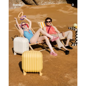 Artrips 20'' Lightweight Hardside Luggage with 8 Spinner Wheels