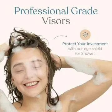 Eyelash Shield Shower Visor For Adults - 100 Eye Shields for After Surgery Shampoo, Microblading Supplies Permanent Makeup Supplies - Lash Guard - Eyelash Protector - Eye Shield After Cataract Surgery