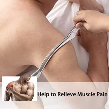 Allshow Gua Sha Scraping Massage Tool, IASTM Tools, Long Bar Tool for Large Muscles, Great Soft Tissue Mobilization Tool, 13.5 inch Long (A)