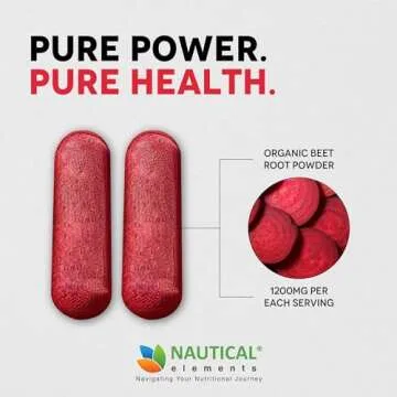 Beet Root Capsules for Blood Pressure & Athletic Support