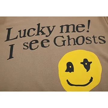 Stylish DONCARE Lucky I See Ghosts Hoodie for All Genders
