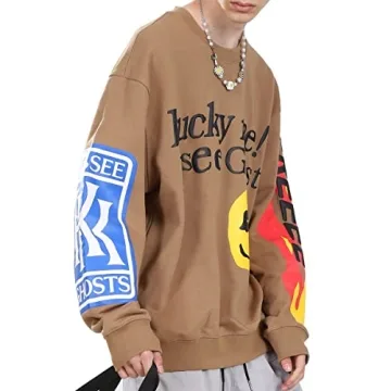 Stylish DONCARE Lucky I See Ghosts Hoodie for All Genders