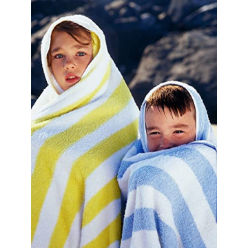 Luxurious Chakir Turkish Cotton Beach Towels - 4 Pack