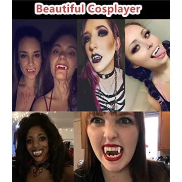 Vampire Fangs Set - 3 Sizes for Halloween Cosplay