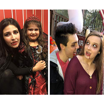 Vampire Fangs Set - 3 Sizes for Halloween Cosplay