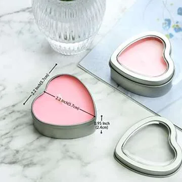 DEYBBY Rose Aromatherapy Pink Tea Light Large Candles, Highly Scented tealight Candles—6 Hours Burn Time for Valentine's Gift, Dinner, Wedding (Pack of 6)