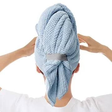 BYCOO Large Microfiber Hair Towel Wrap - Ultimate Fast Dry Solution!