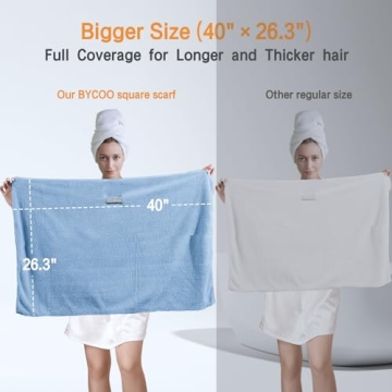 Buy BYCOO Microfiber Hair Drying Towel - Fast & Absorbent