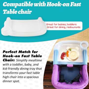 LuQiBabe Baby Dining Tray for Inglesina Chair