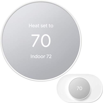 Google Nest Thermostat - Smart Programmable WiFi Home Thermostat - Snow